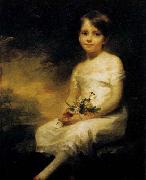 Young Girl Holding Flowers